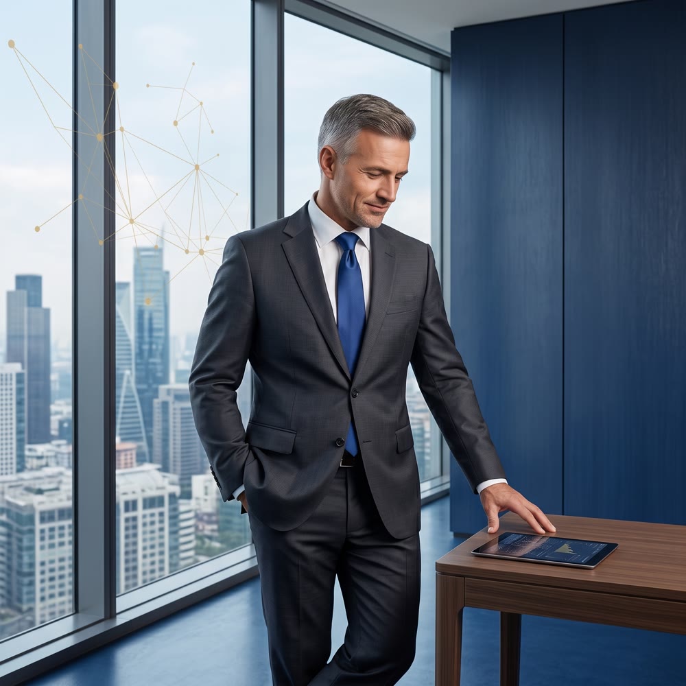 Allied Compliance Group strategist reviewing a client's business plan